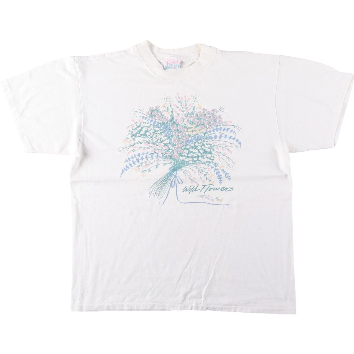 古着 90年代 Jamsey wild flowers 花柄 アートTシャツ USA製 メンズL相当 ヴィンテージ/eaa654499