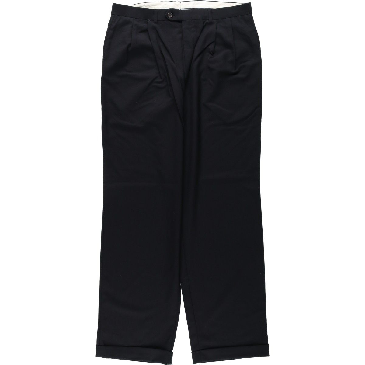 古着 ラルフローレン Ralph Lauren LAUREN ローレン TOTAL COMFORT ツータック ウールパンツ スラックス カナダ製/eaa622811