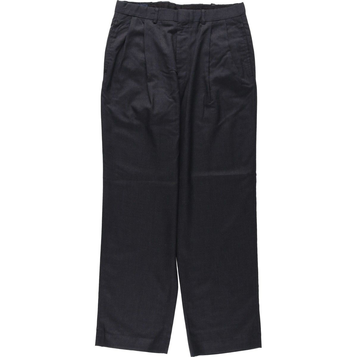 古着 ブルックスブラザーズ Brooks Brothers BROOKSEASE ツータック ウールパンツ スラックス USA製 メンズw31相当/eaa622826