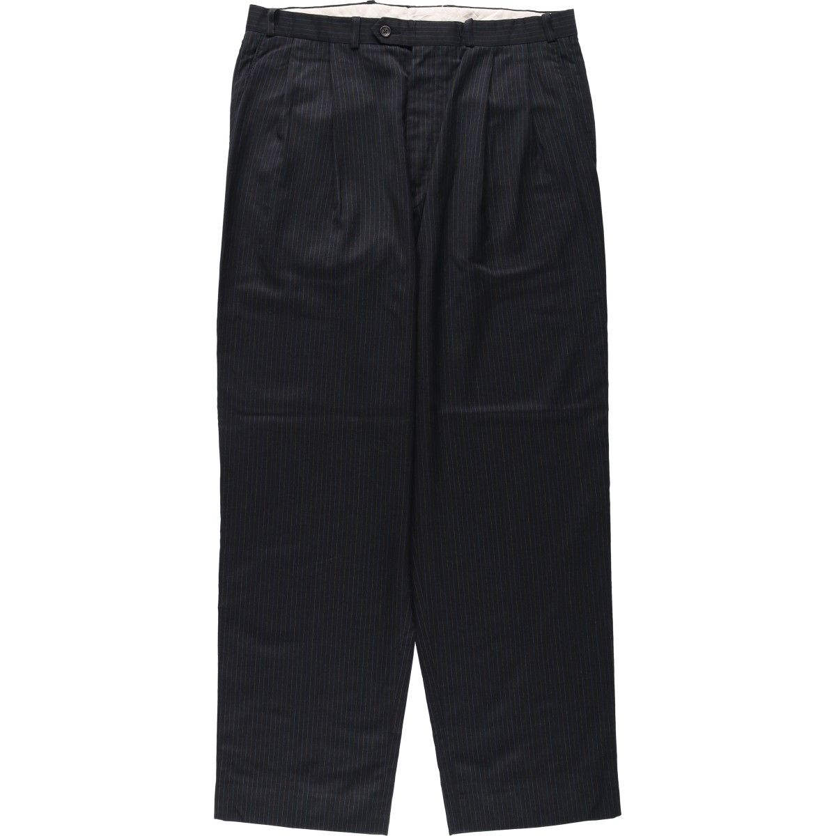 古着 ラルフローレン Ralph Lauren CHAPS チャップス ストライプ柄 ツータック ウールパンツ スラックス メンズw35相当/eaa622828 7,190円
