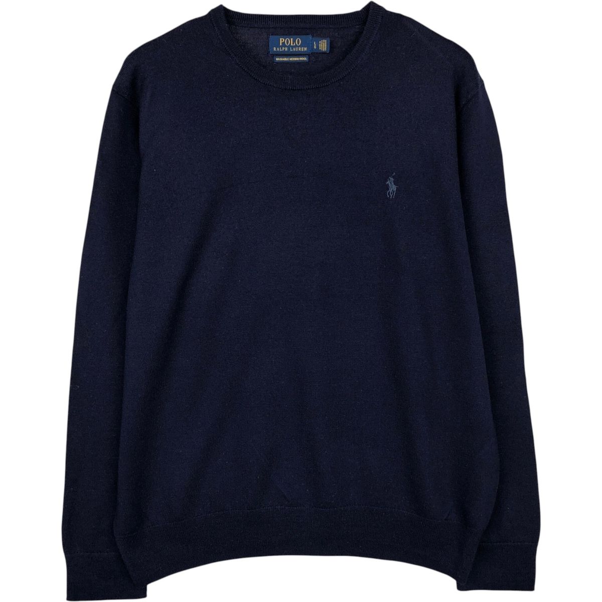 古着 ラルフローレン Ralph Lauren POLO RALPH LAUREN WASHABLE MERINO WOOL ウールニットセーター メンズL相当/eaa645942