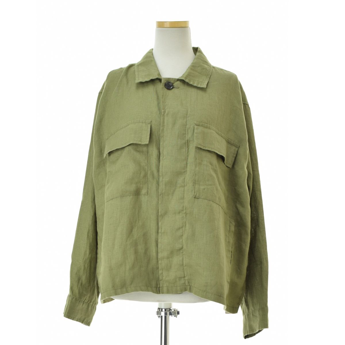 JOURNALSTANDARD】25SS 25011400802220 リネンミリタリージャケット