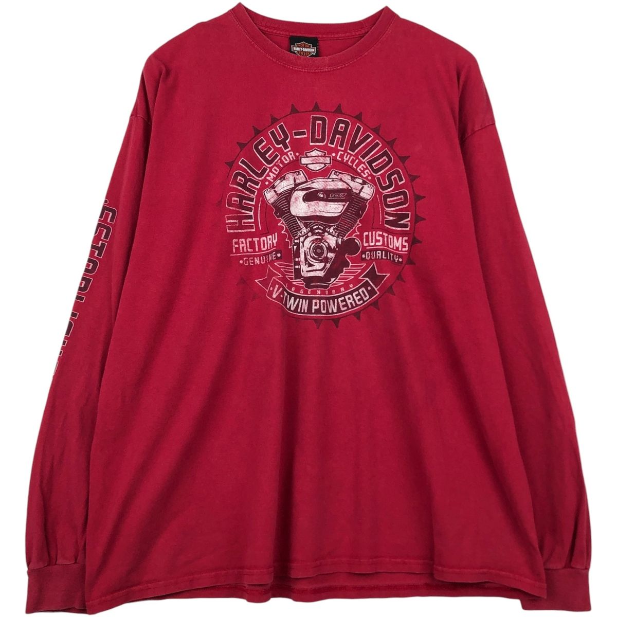 古着 ハーレーダビッドソン Harley-Davidson モーターサイクル ロングTシャツ ロンT メンズXL相当/eaa655119