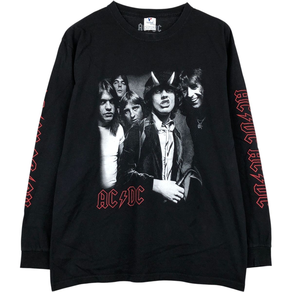 古着 YAZBEK AC/DC エーシーディーシー ロンT バンドTシャツ バンT メンズL相当/eaa655120