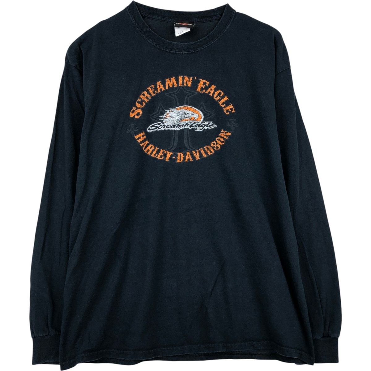 古着 ハーレーダビッドソン Harley-Davidson 鷲柄 イーグル柄 ロングTシャツ ロンT メンズL相当/eaa655126