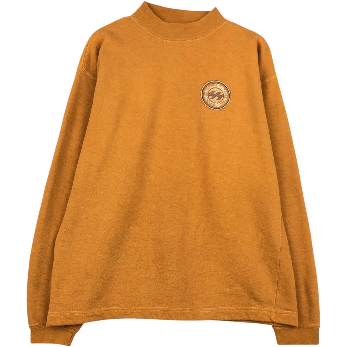 古着 90年代 Billabong CHINA MOCH FLEECE プリントスウェットシャツ トレーナー メンズL相当 モックネック ヴィンテージ/eaa653288