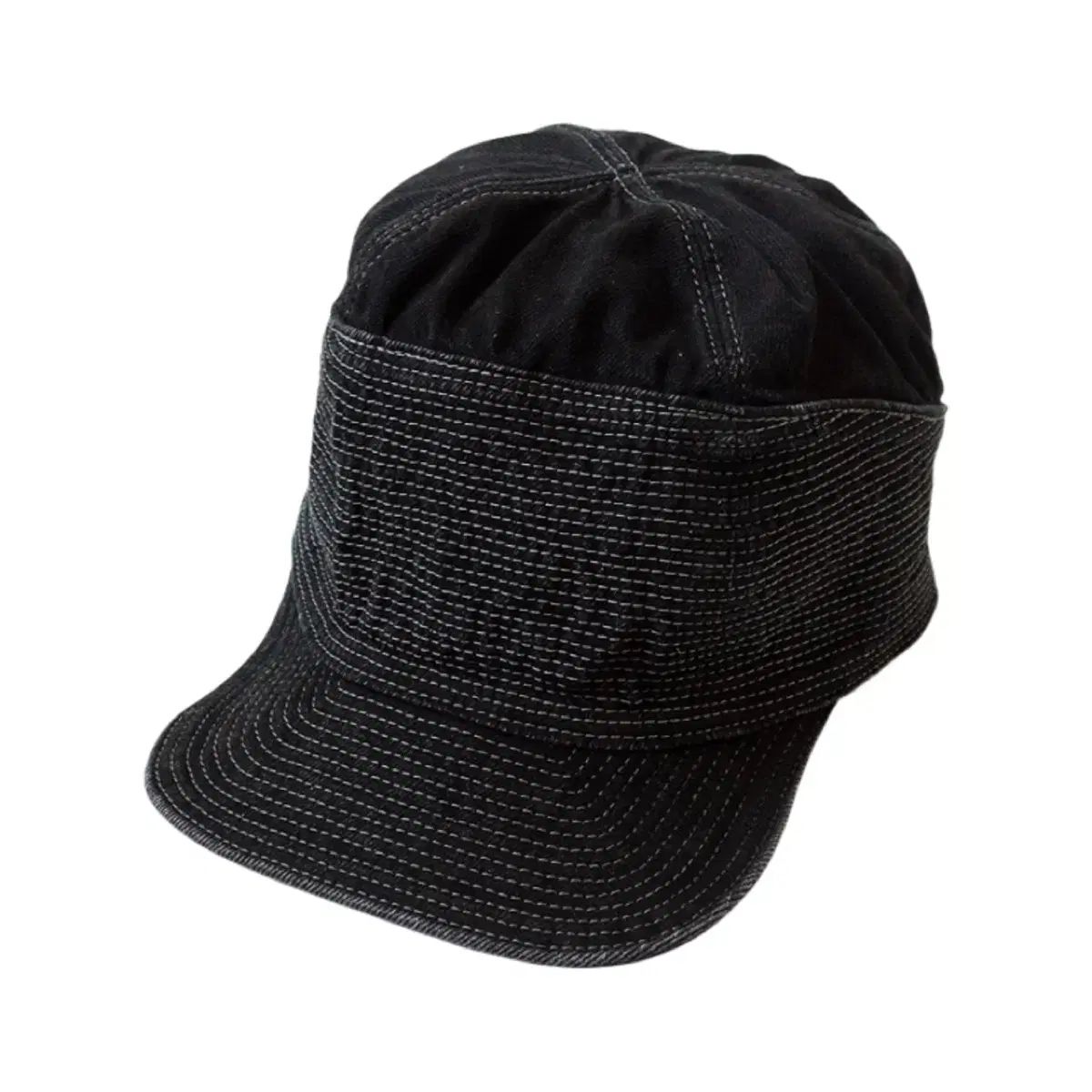 KAPITAL 11.5オンス デニム 老人と海 キャップ ブラック