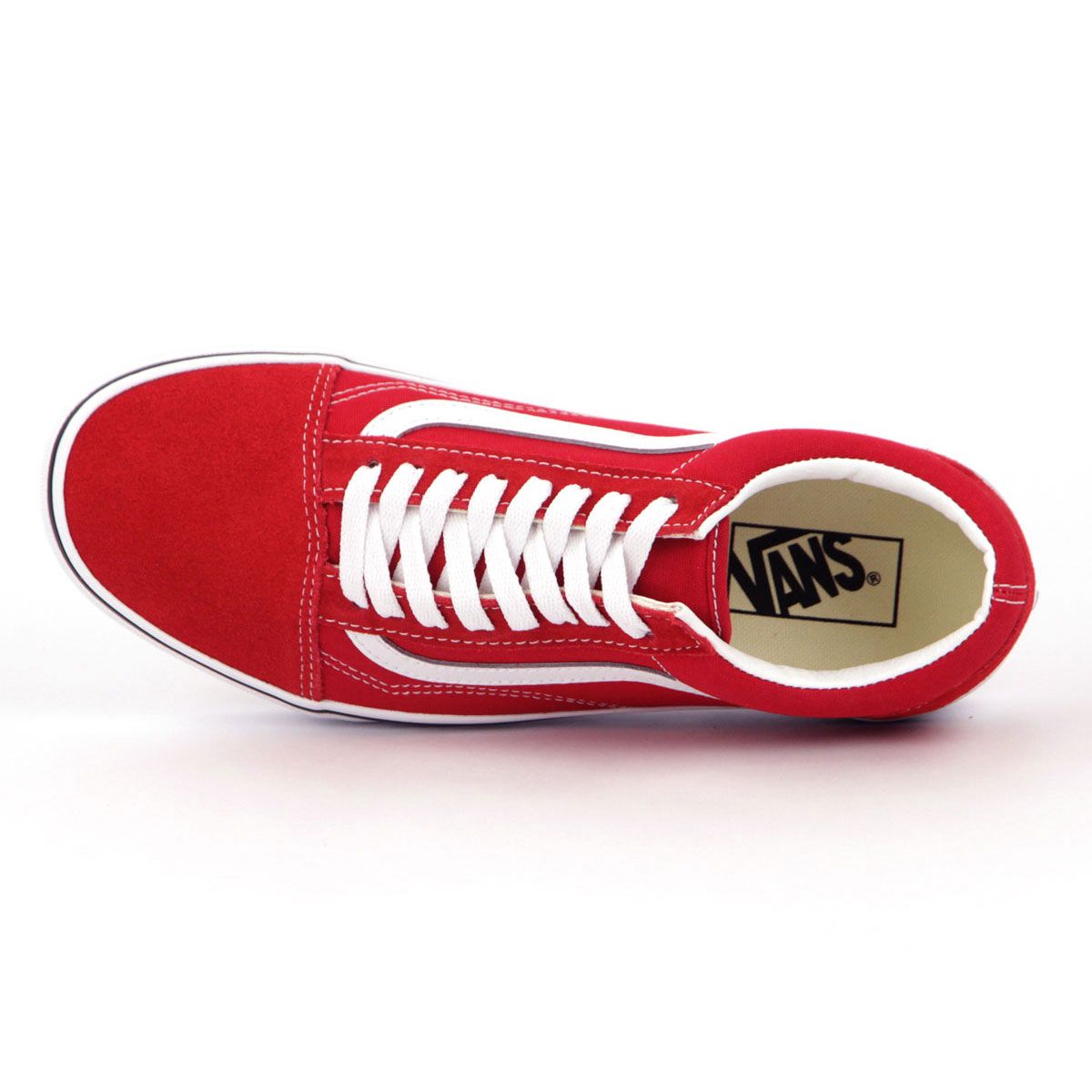 【26.0cm～29.0cm】バンズ メンズ スニーカー 正規販売店 VANS 靴 オールドスクール VANS OLD SKOOL RACING RED/TRUE WHITE VN0A4BV5JV6