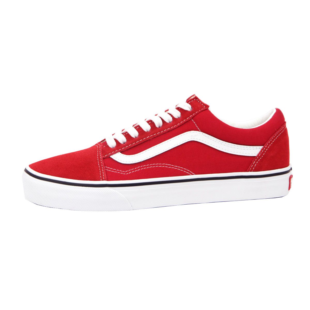 【26.0cm～29.0cm】バンズ メンズ スニーカー 正規販売店 VANS 靴 オールドスクール VANS OLD SKOOL RACING RED/TRUE WHITE VN0A4BV5JV6