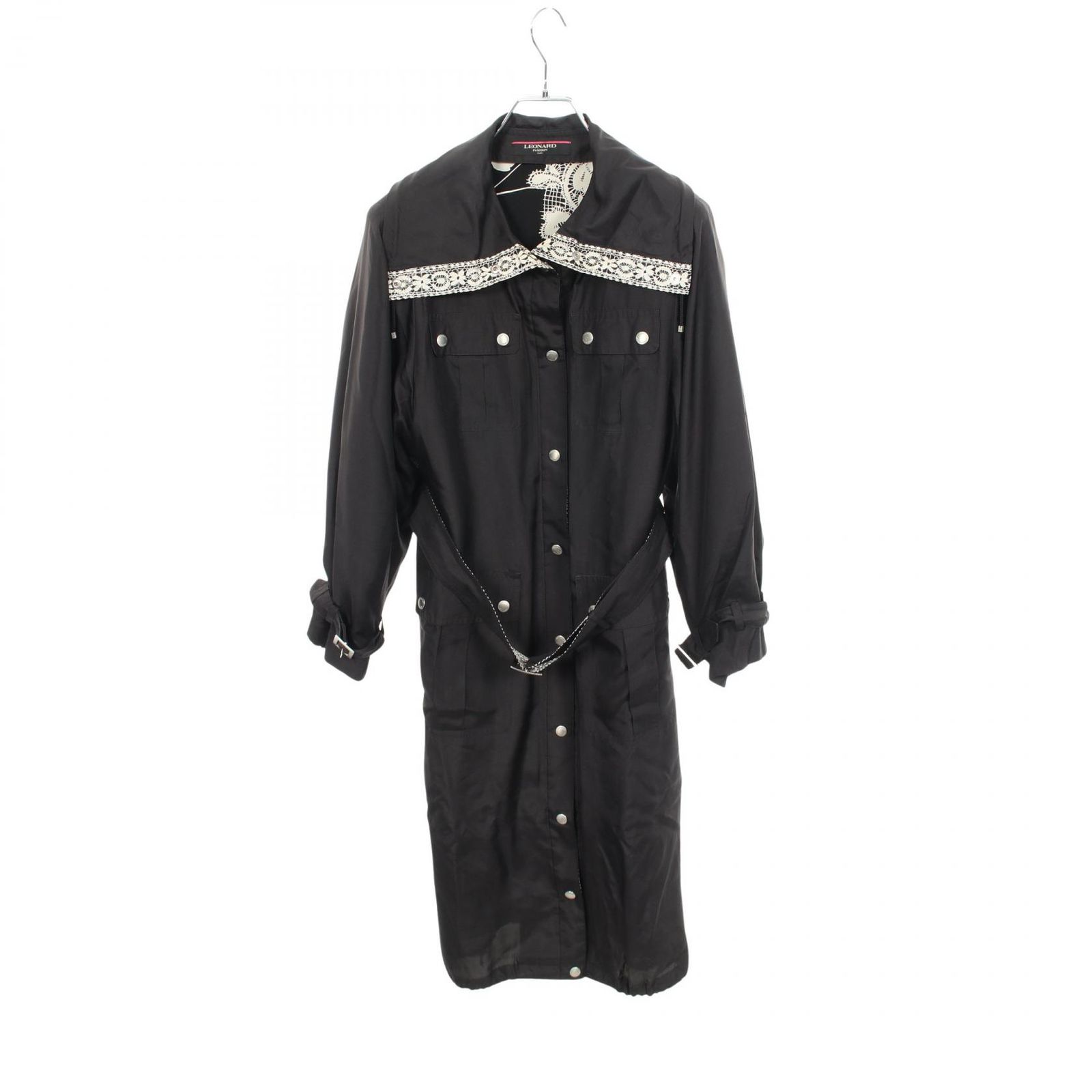 LEONARD FASHION レオナールファッション レースプリント 中綿入り その他コート
