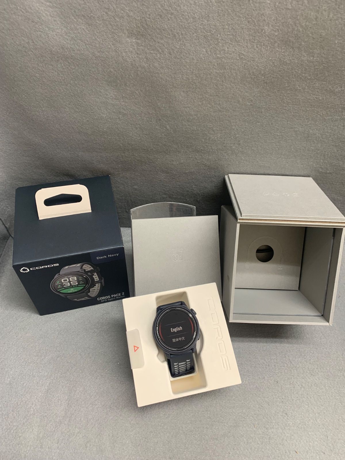 美品 COROS PACE2 Watch GPS版 4GB ダークネイビー と バンド