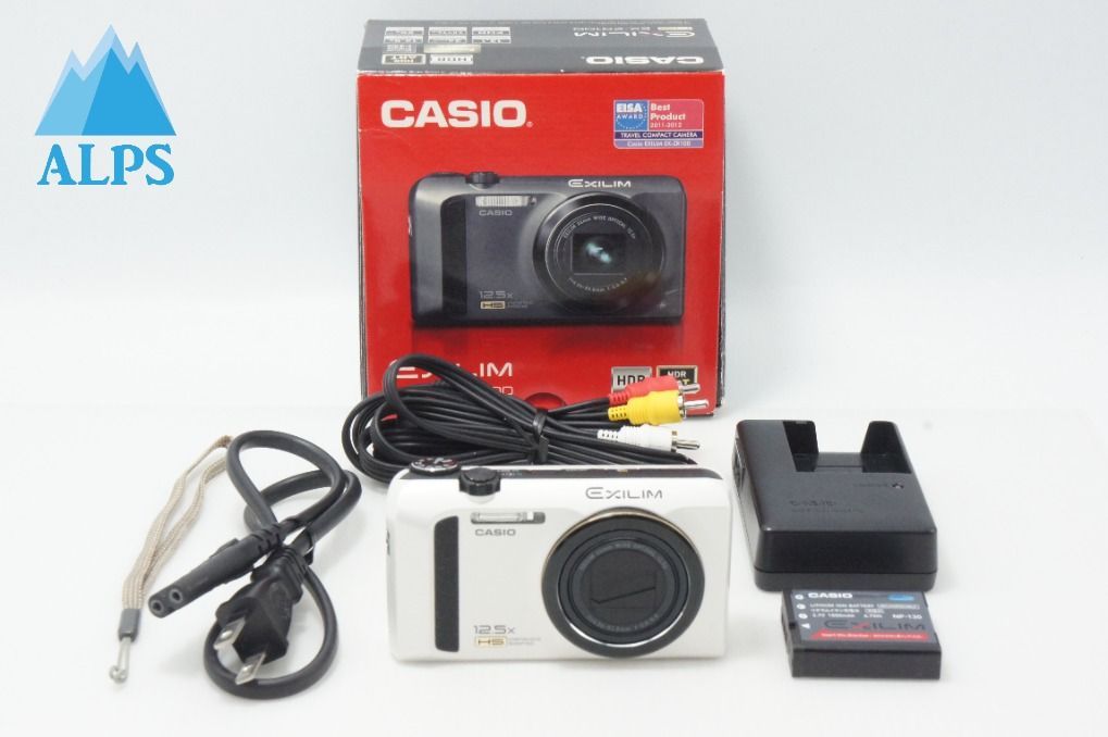 訳あり品 CASIO カシオ EXILIM EX-ZR100 コンパクトデジタルカメラ ホワイト 元箱付 260624aw