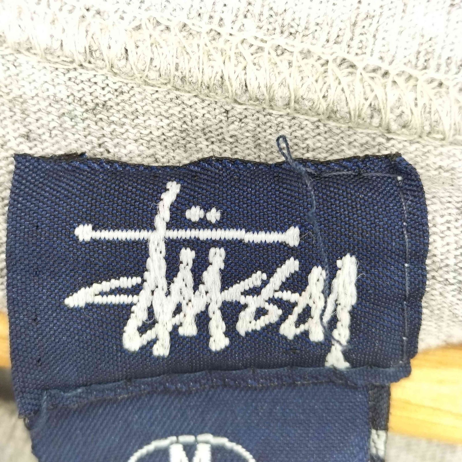 ステューシー Stussy 90s USA製 紺タグ SSリンク ロゴ刺繍 ポケット T