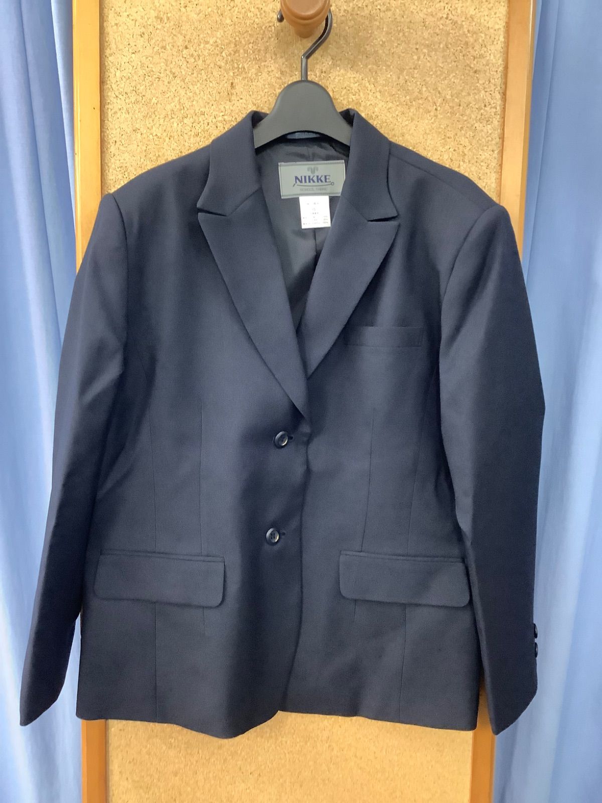 濃紺ジャケット&スカートセット 15号