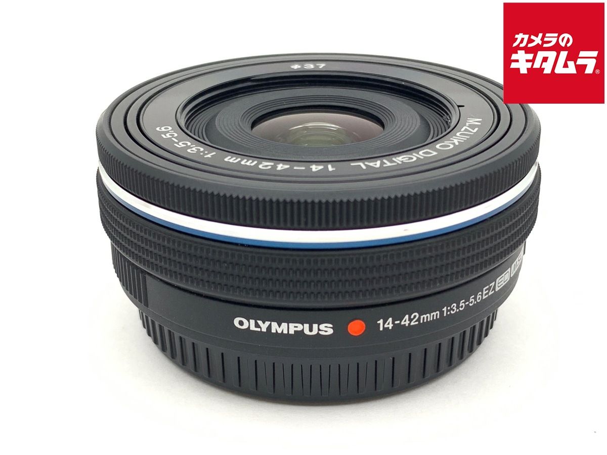 【中古】 【美品】 オリンパス M.ZUIKO DIGITAL ED 14-42mm F3.5-5.6 EZ ブラック
