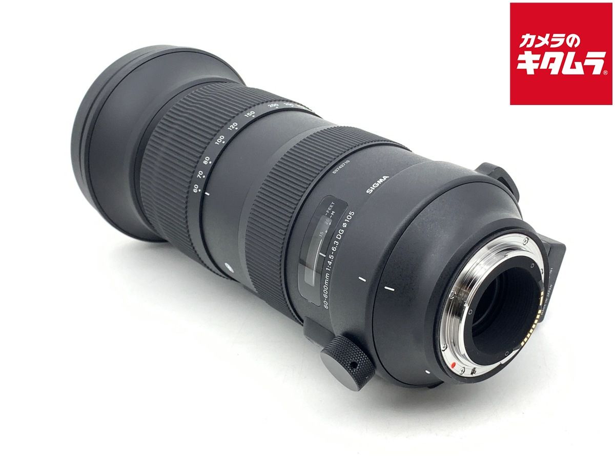 【中古】 【良品】 シグマ 60-600mm F4.5-6.3 DG OS HSM Sports キヤノン用
