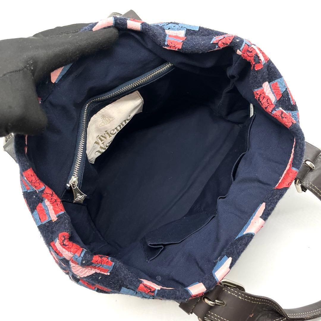 Vivienne Westwood Big Logo Felt Tote - メルカリ