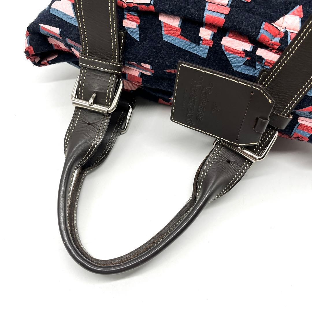 Vivienne Westwood Big Logo Felt Tote - メルカリ