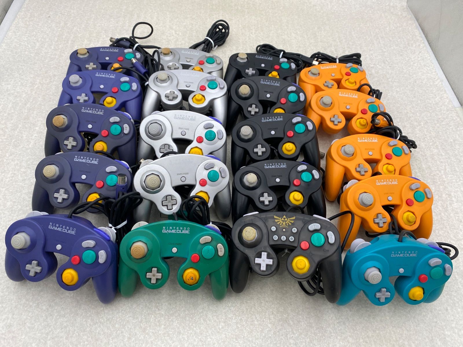 ニンテンドーゲームキューブ コントローラー ジャンク まとめ売り 20点