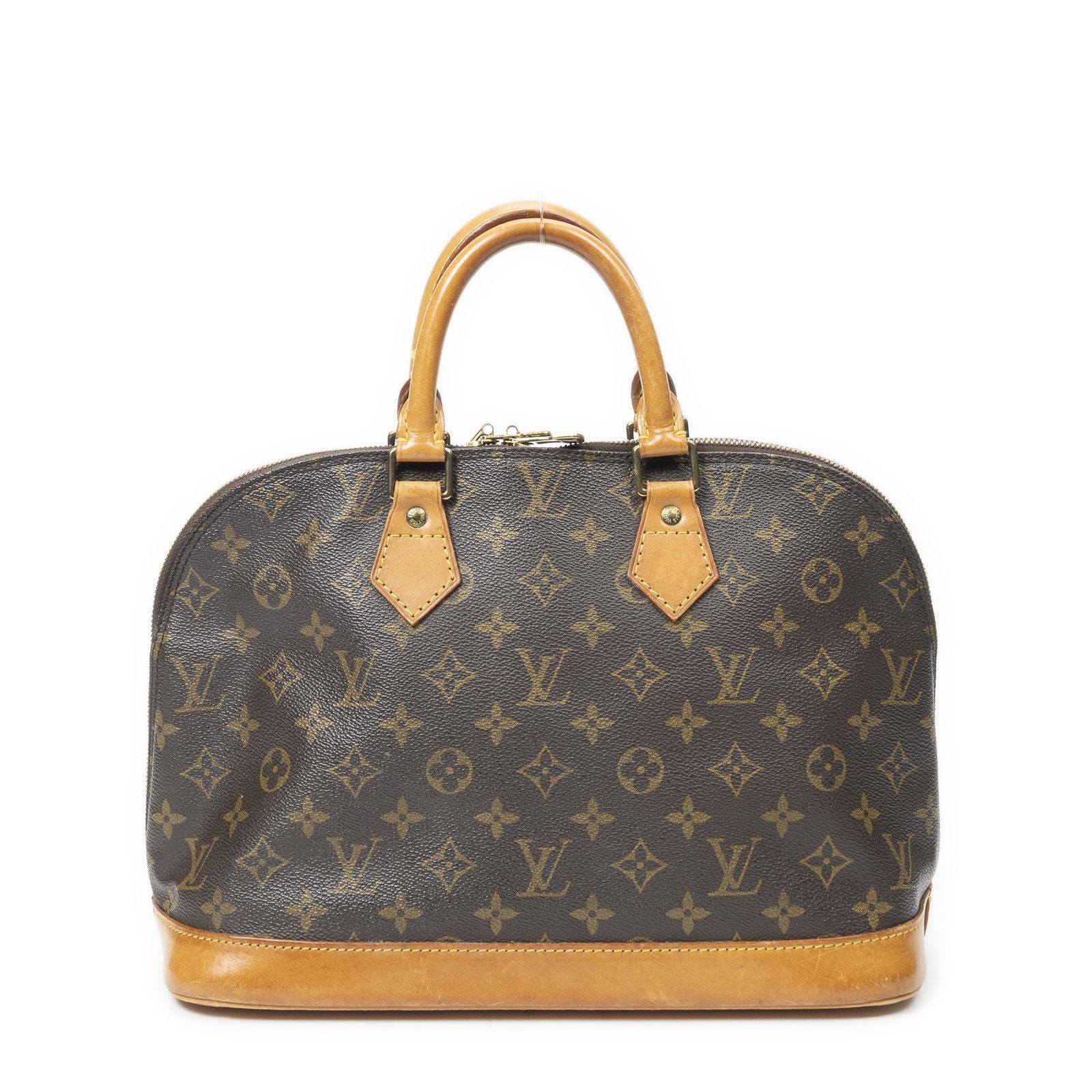 [中古] LOUIS VUITTON ルイヴィトンアルマ茶色モノグラムキャンバスAB
