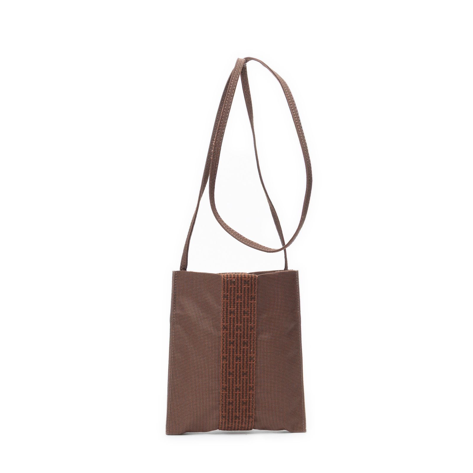 [中古] HERMES エルメスHerline Pochette Crossbody茶色トワルアッシュA