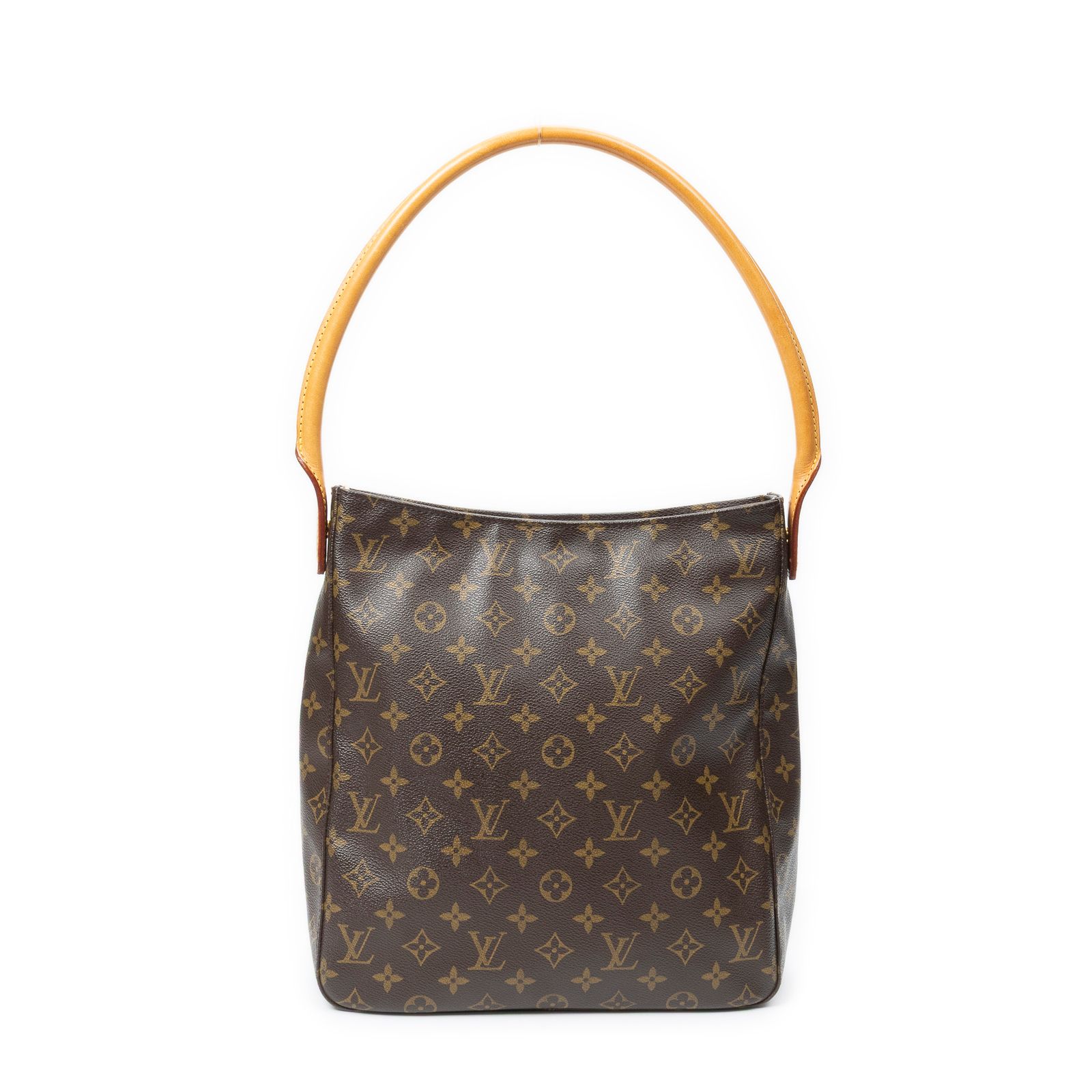 [中古] LOUIS VUITTON ルイヴィトンルーピング茶色モノグラムキャンバスA