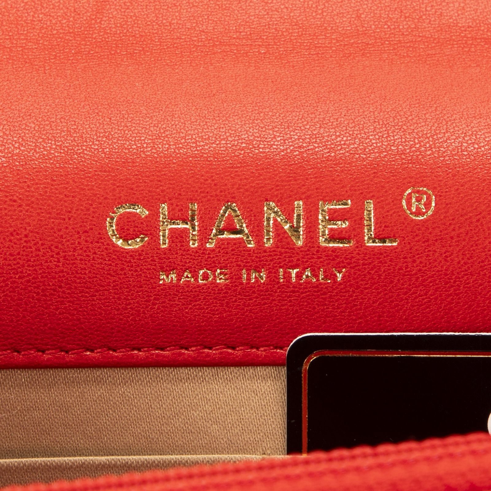 [中古] CHANEL シャネルWOC CC赤カーフスキンレザーA