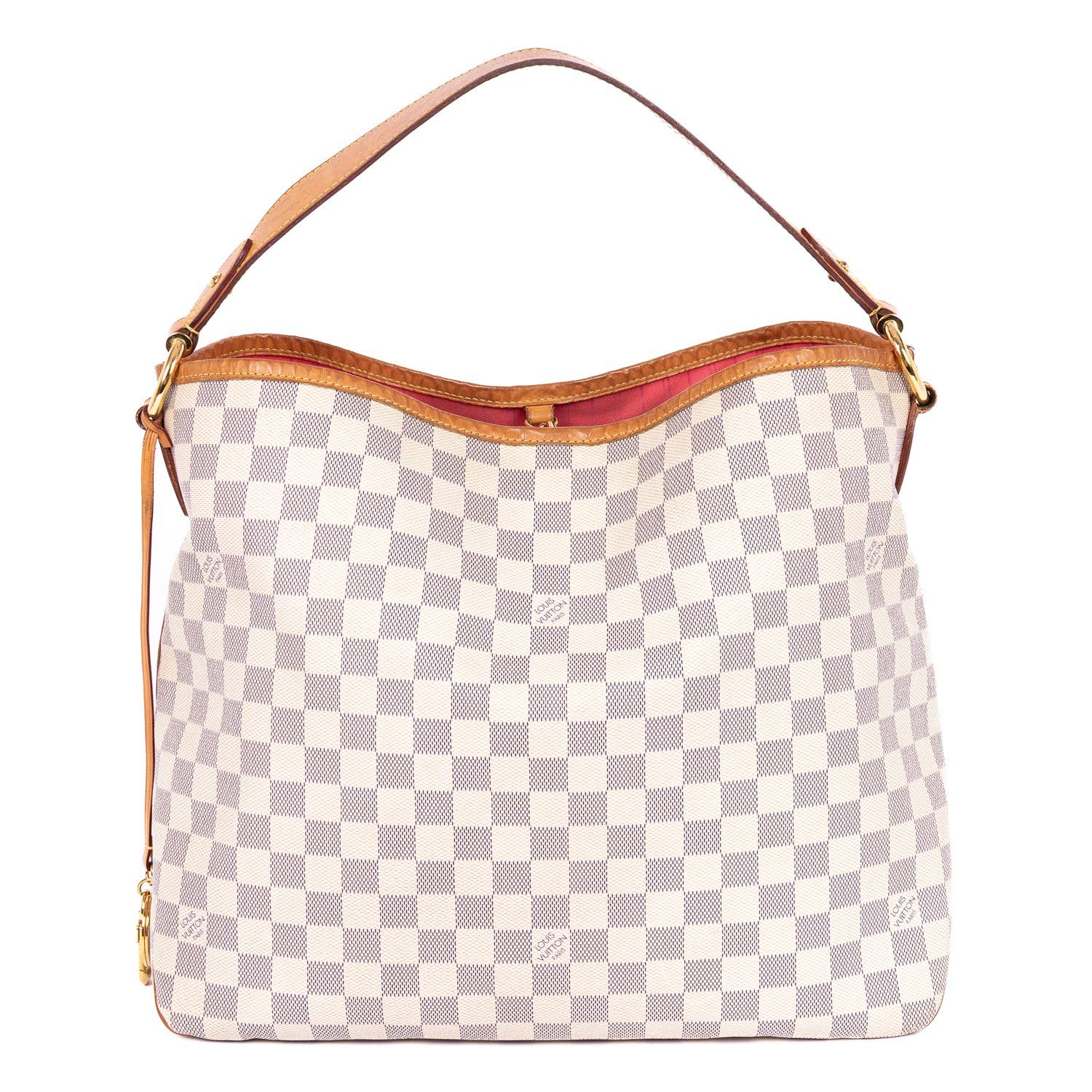 [中古] LOUIS VUITTON ルイヴィトンディライトフルアイボリーダミエ アズールAB