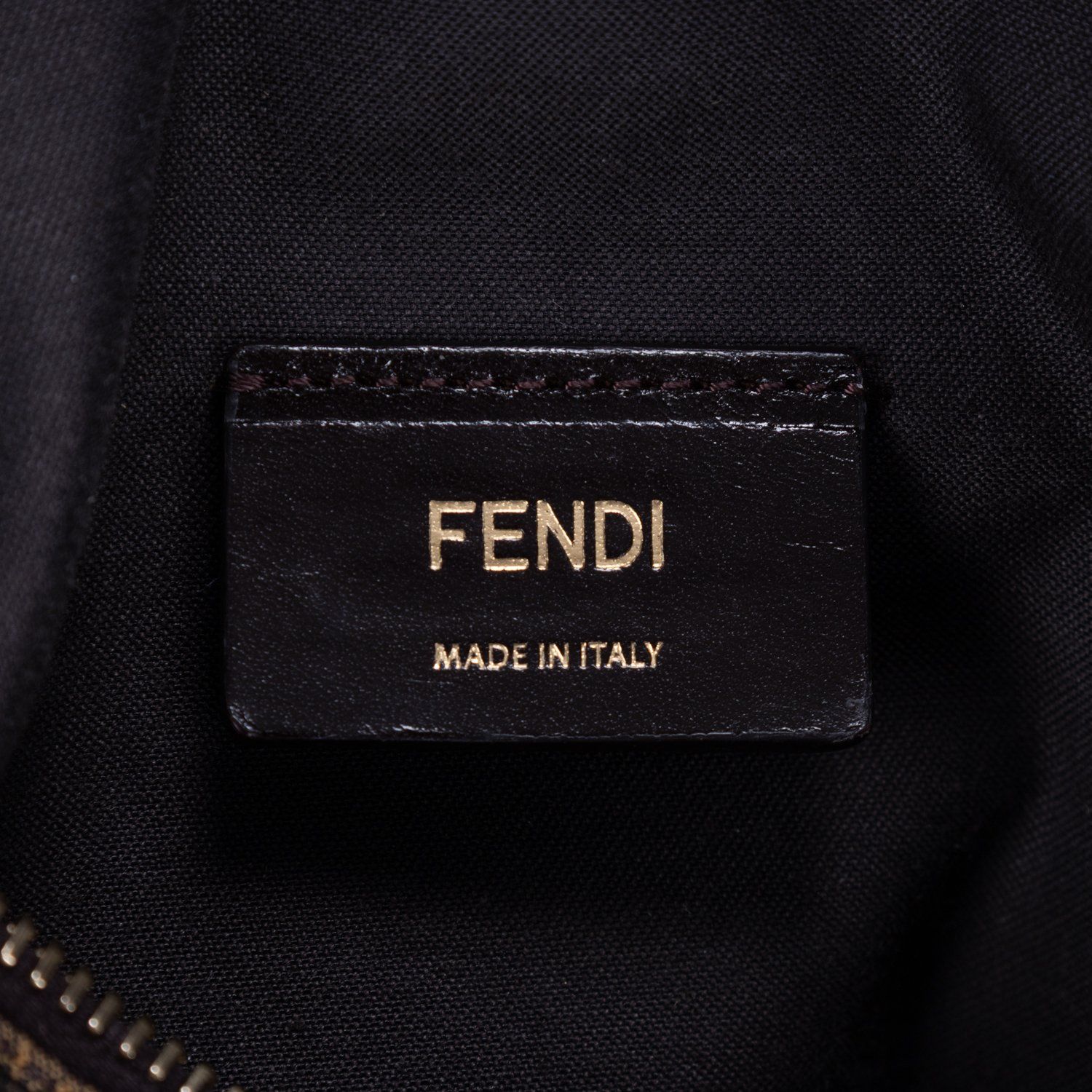 [中古] FENDI フェンディBoston Crossbody茶色、青ズッカキャンバスA