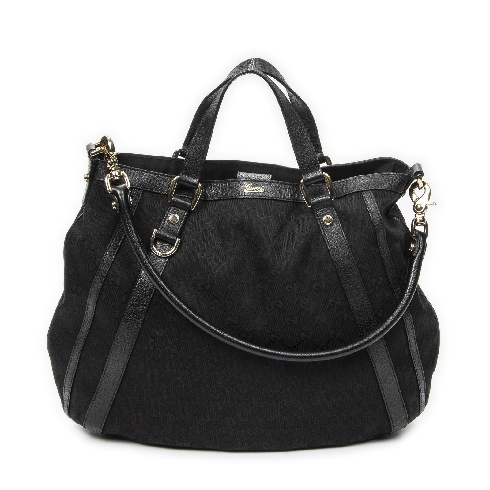 [中古] GUCCI グッチコンバーチブルトート黒GGキャンバスA 62,150円