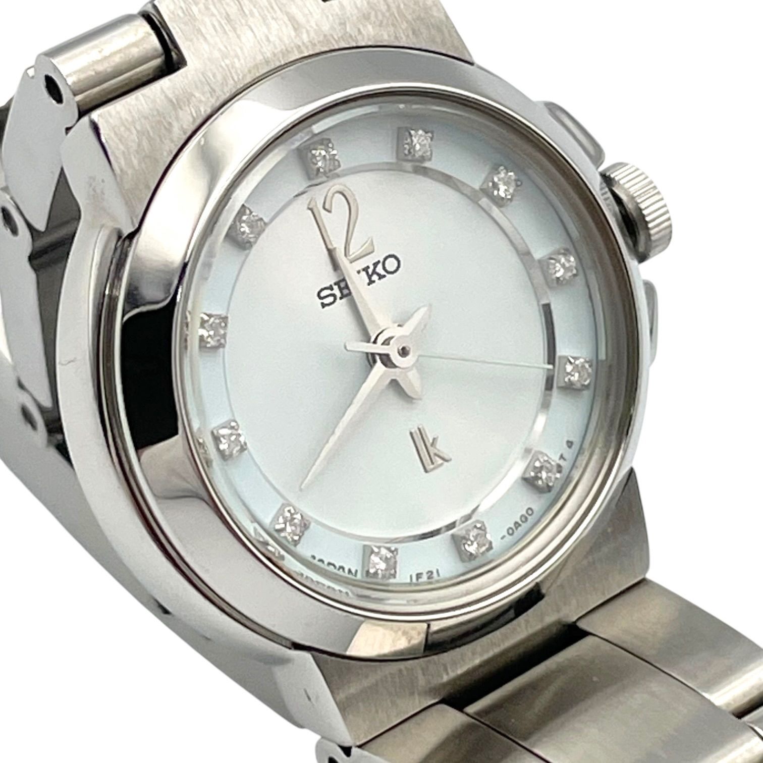 使用わずか 稼働/新品電池 セイコー ルキア SEIKO lk LUKIA 1F21-0AD0