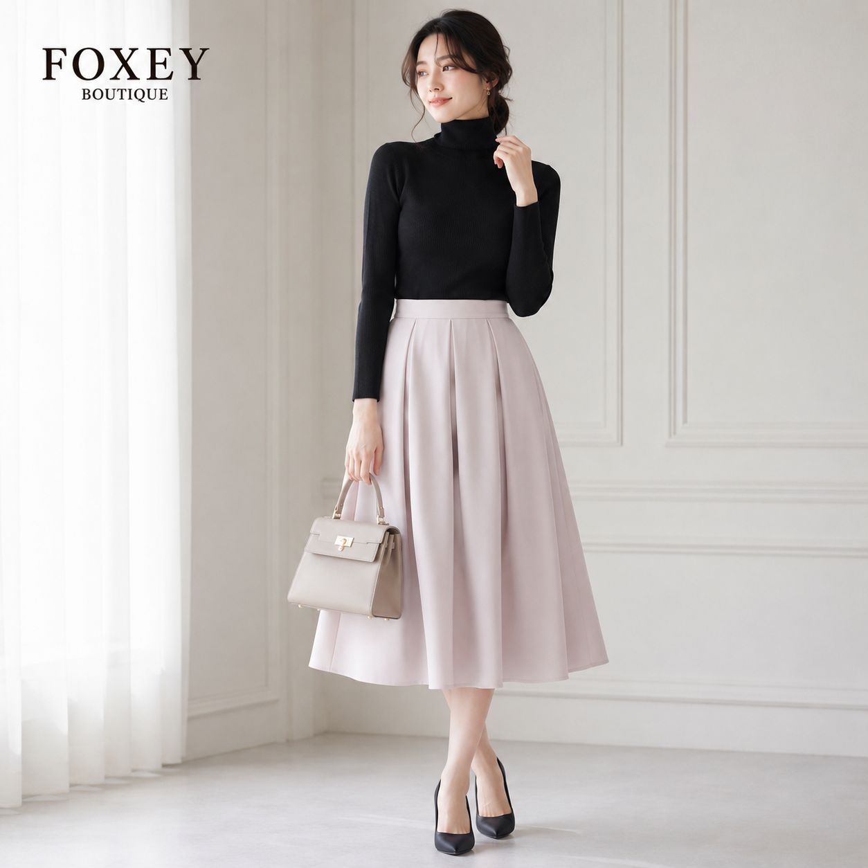 極美品 / 定番グレースウール】FOXEY BOUTIQUE / フォクシーブティック