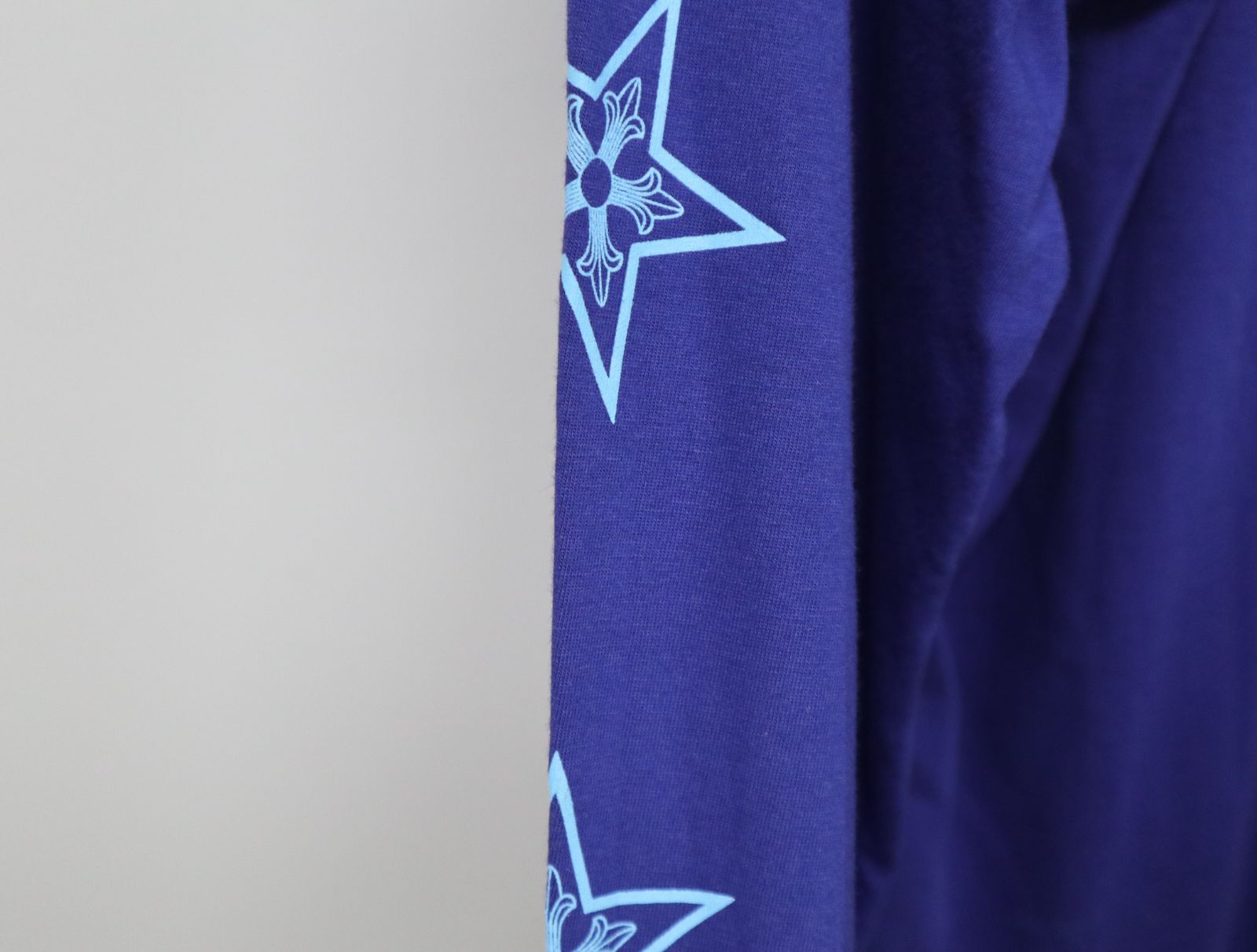 クロムハーツ CHROME HEARTS Lサイズ Blue star Long Sleeve Tee