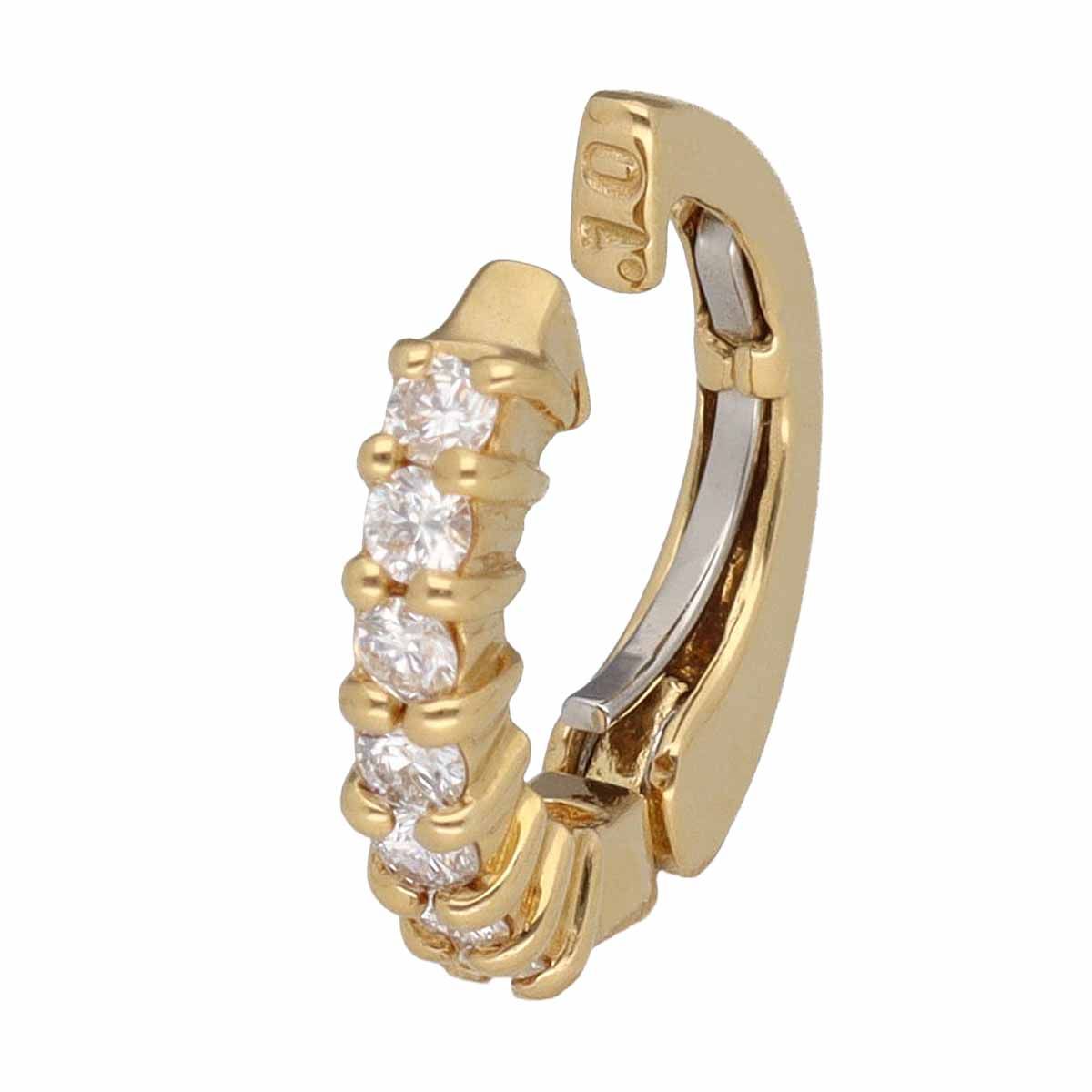 Ponte Vecchio ポンテヴェキオ イヤーカフ 片耳用 ダイヤモンド(0.10ct 