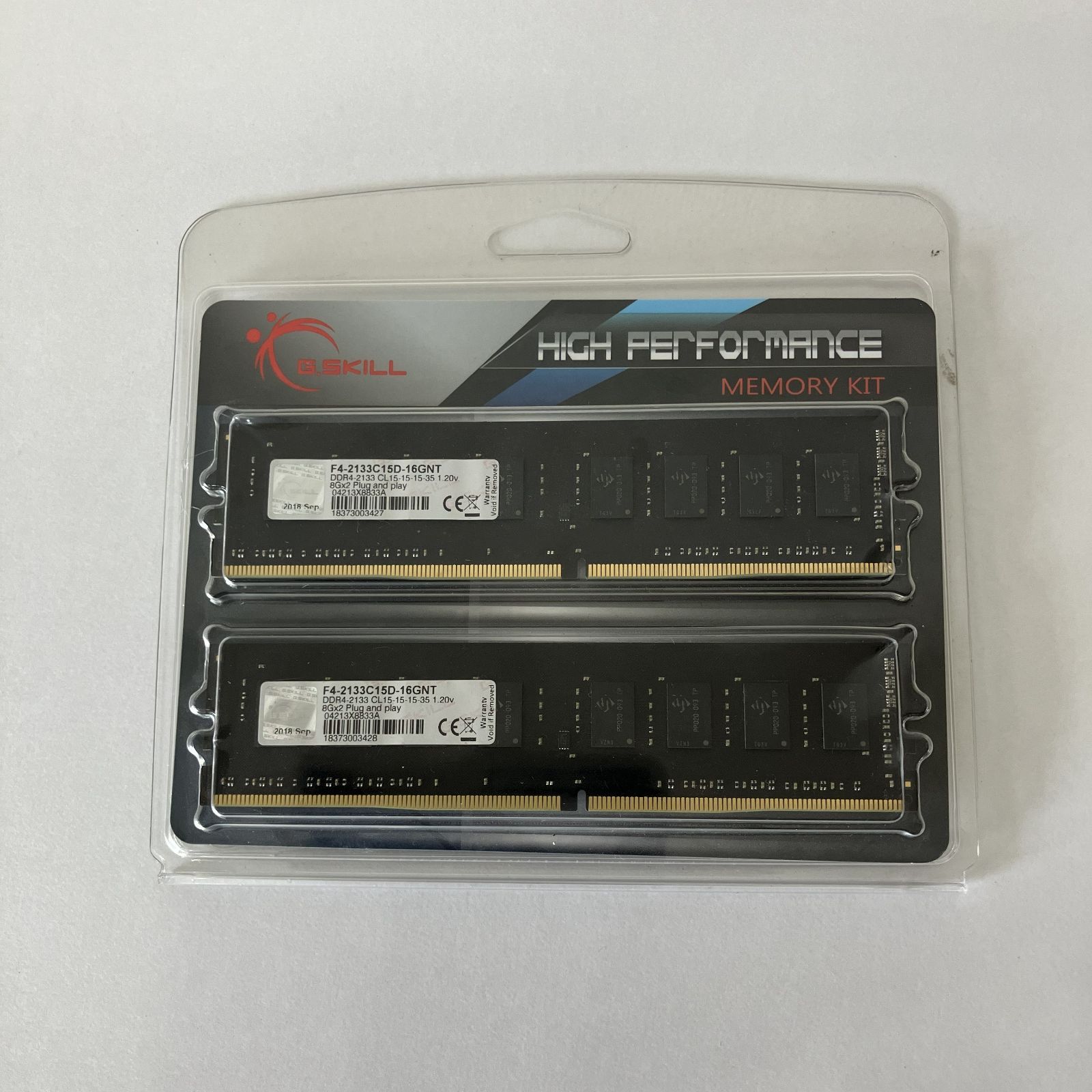 G.SKILL DDR4 8GBx2枚 メモリ 動作確認済 - メルカリ