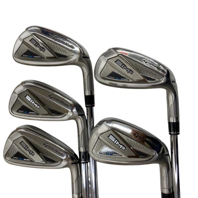【中古】 テーラーメイド SIM2 MAX 5S アイアンセット IR KBS MAX MT85 JP (フレックスS) メンズ 男性用 右利き 右用 Cランク ゴルフクラブ