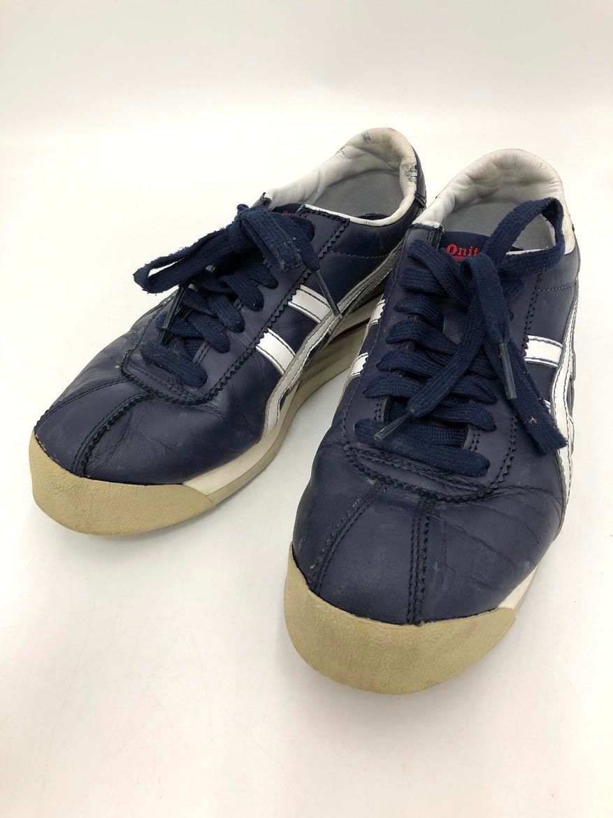 Onitsuka Tiger オニツカタイガー 1183A561 TIGER CORSAIR EX ローカット スニーカー size24.5cm/ネイビー ■■◎レディース