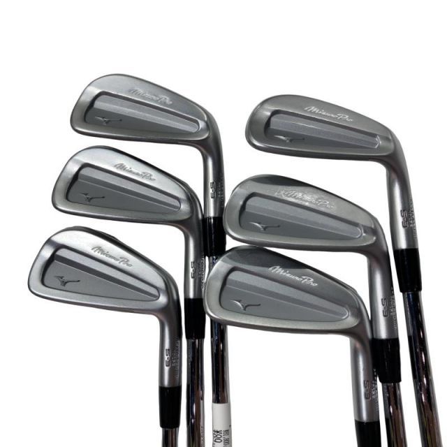【中古】 ミズノ Mizuno Pro S-3 6S アイアンセット IR 純正特注シャフト (フレックスX) メンズ 男性用 右利き 右用 Cランク ゴルフクラブ
