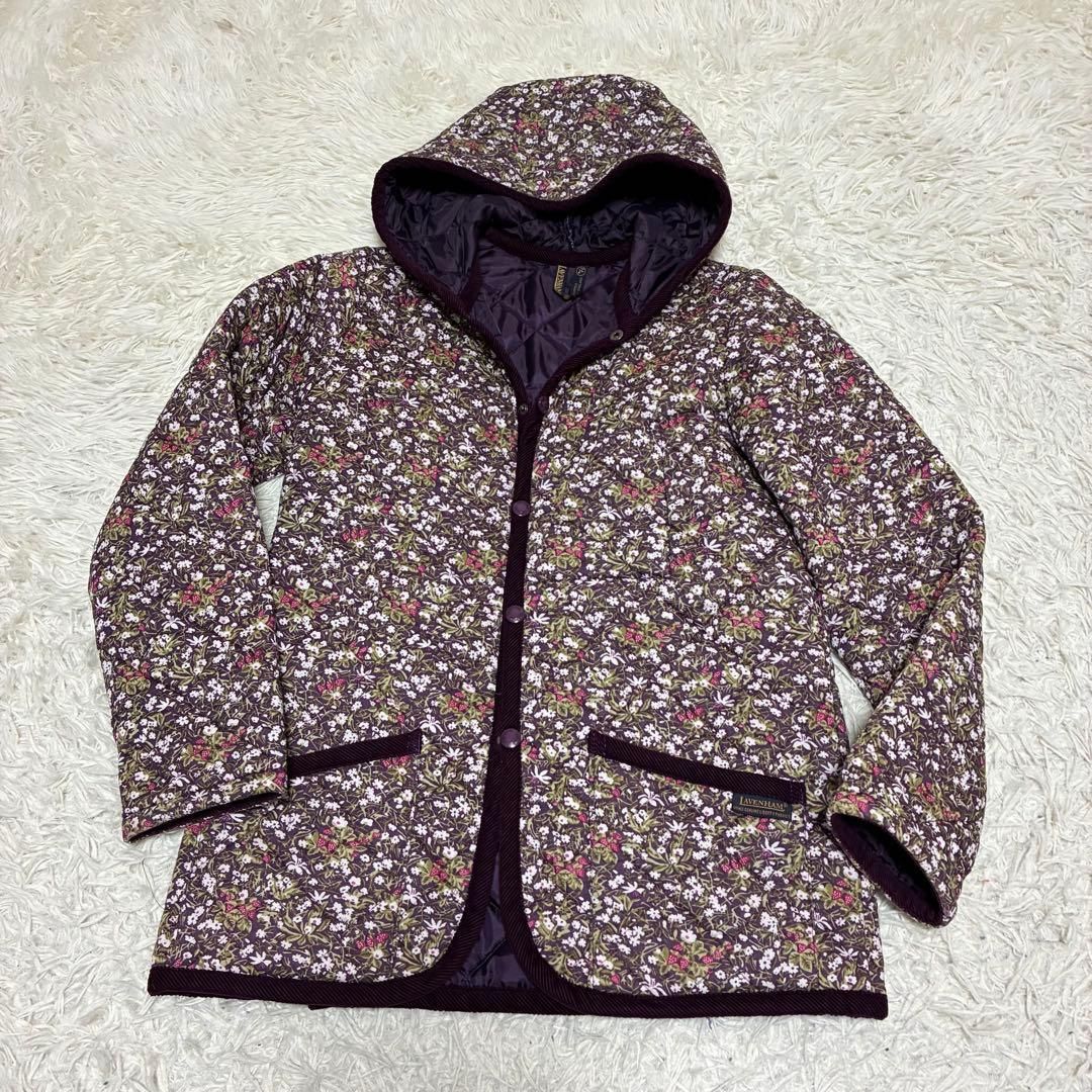 LAVINHAM ラベンハム リバティ キルティング ジャケット 花柄 36 