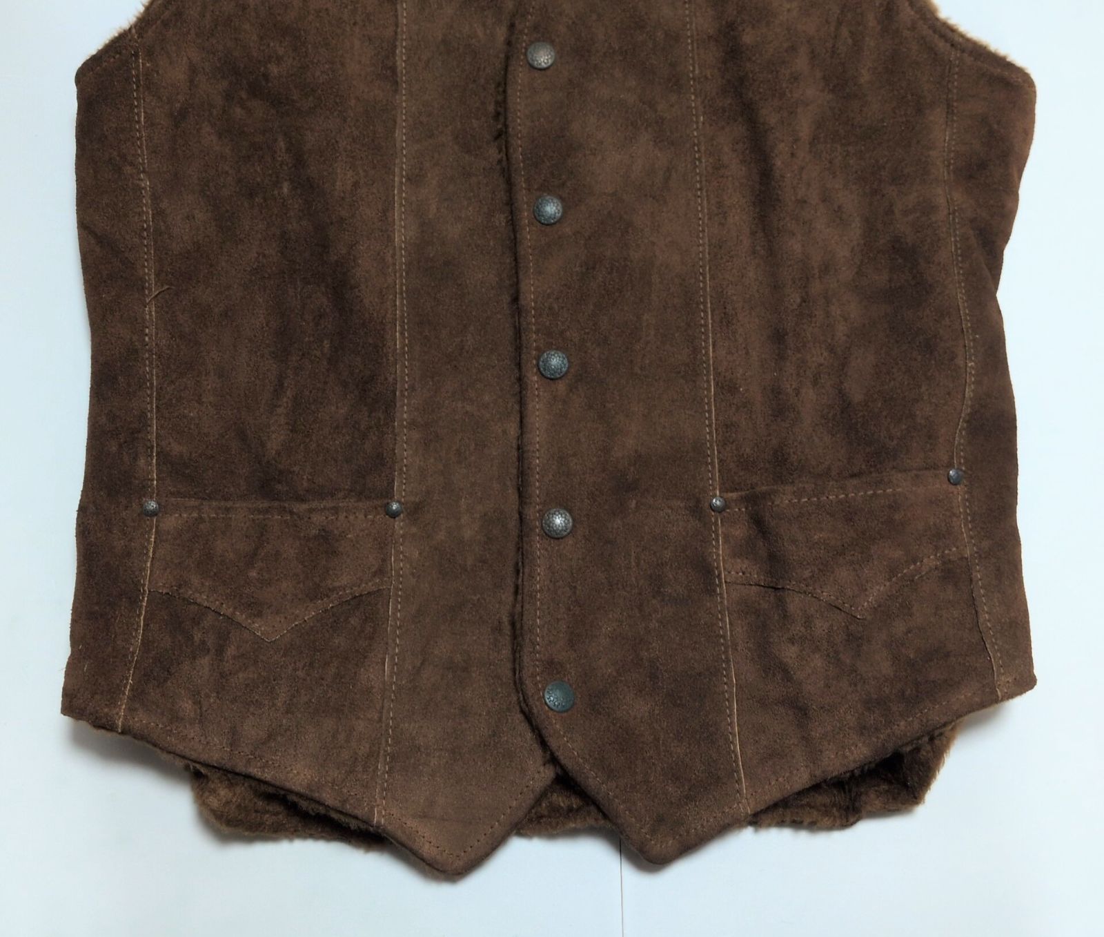 70s PIONEER WEAR パイオニアウェア ボアライニングスエードレザー