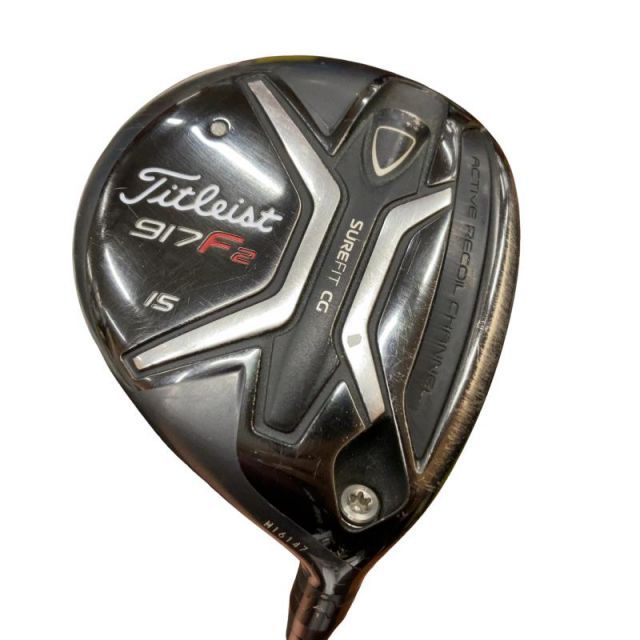 【中古】 タイトリスト 917 F2 15° フェアウェイウッド FW リシャフト (フレックスその他) メンズ 男性用 右利き 右用 Cランク ゴルフクラブ