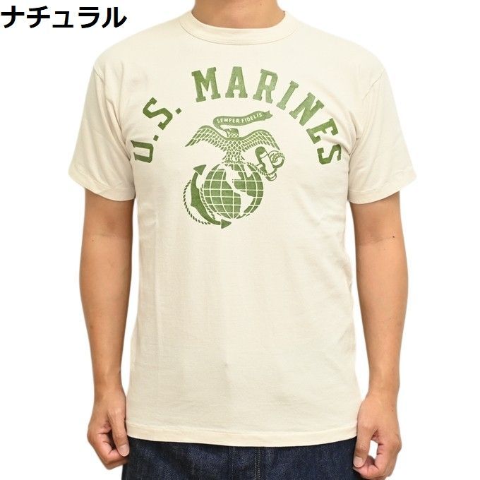 トイズマッコイ TOYS McCOY TMC2624 ナチュラル色 半袖Ｔシャツ 19 NY 76 TEE U. S. MARINES メンズ トップス tmc2624