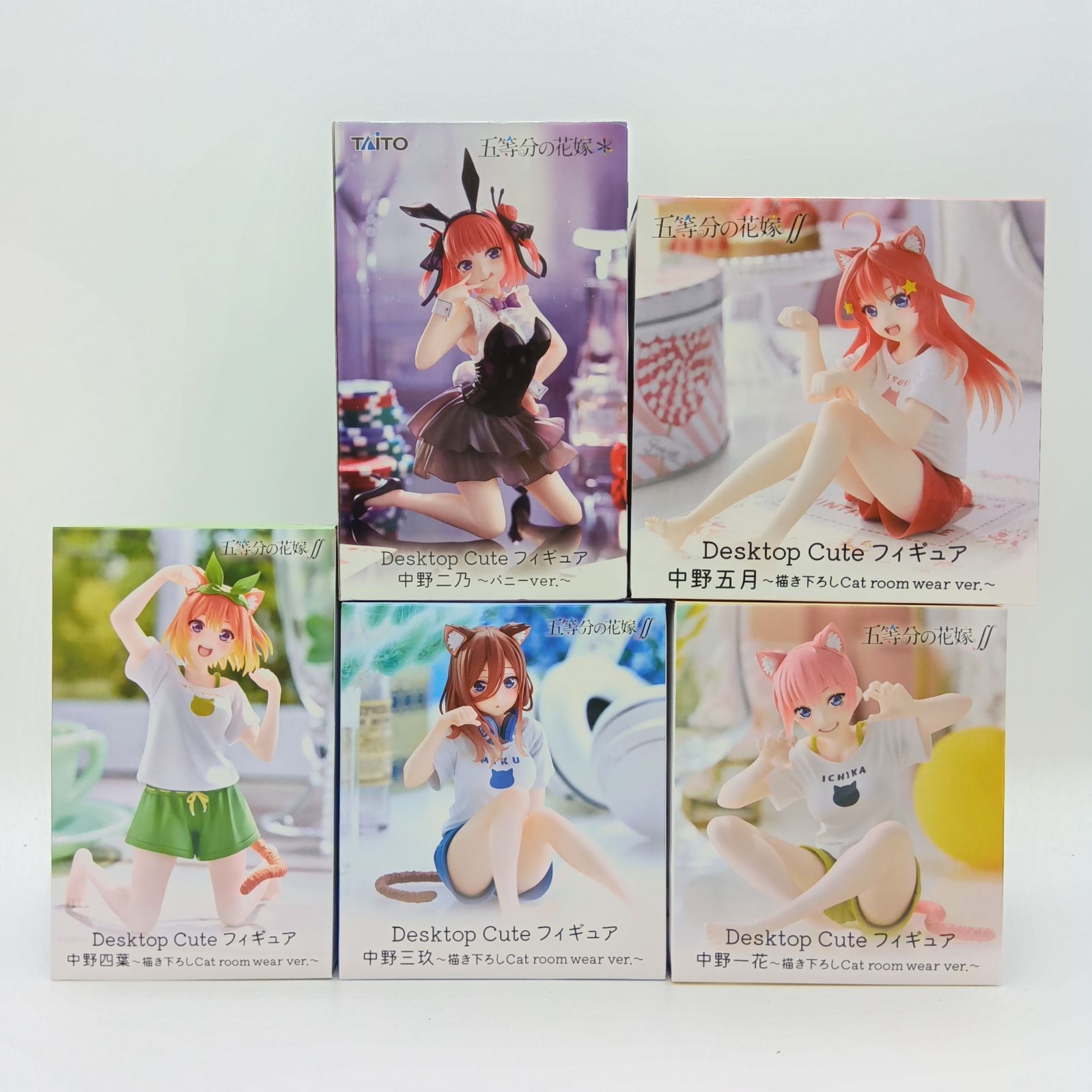 未開封】五等分の花嫁 フィギュア 5体セット まとめ売り 中野一花 中野