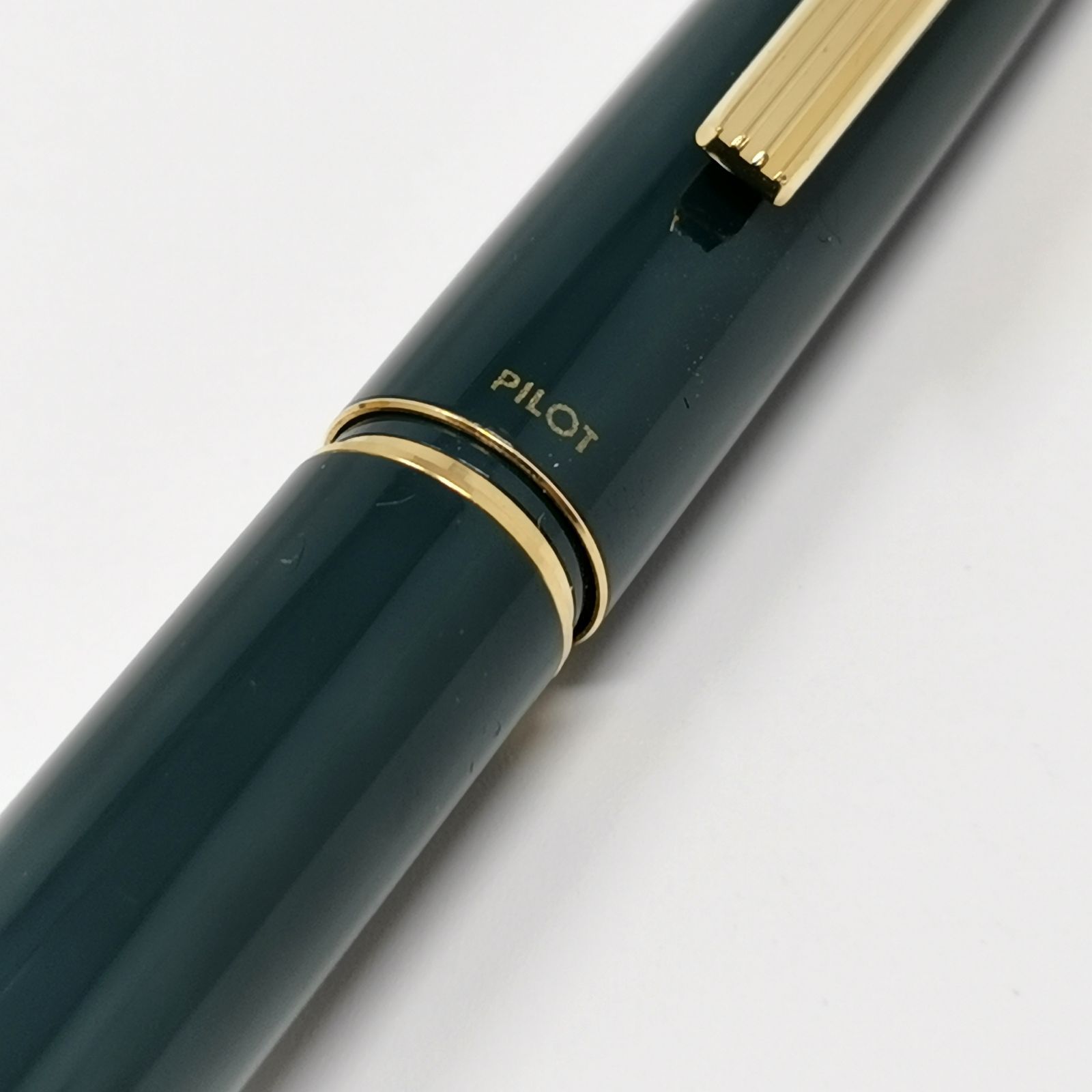 PILOT パイロット 万年筆 ペン先18K 750 筆記未確認 インク付 中古品