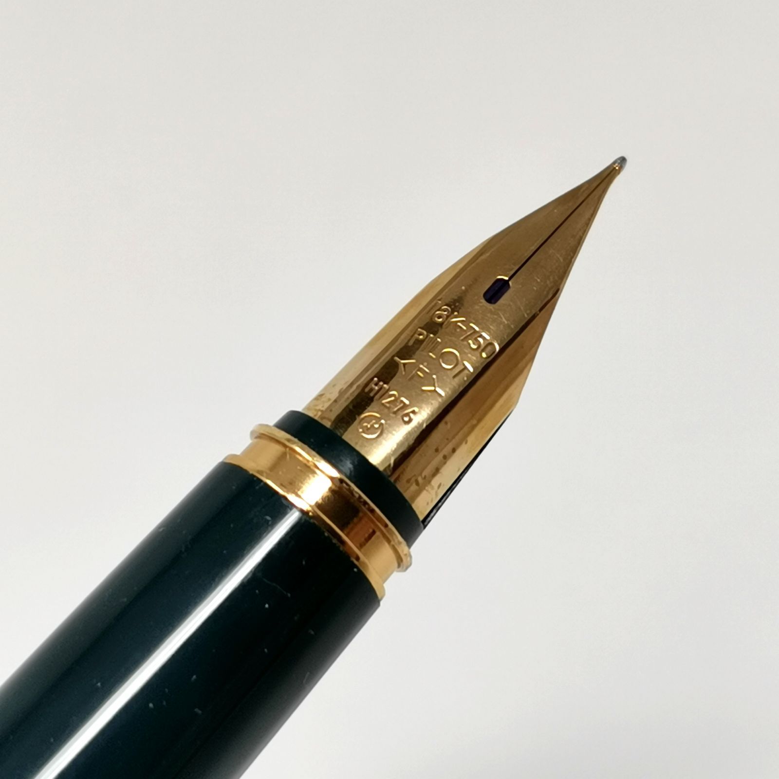 PILOT パイロット 万年筆 ペン先18K 750 筆記未確認 インク付 中古品