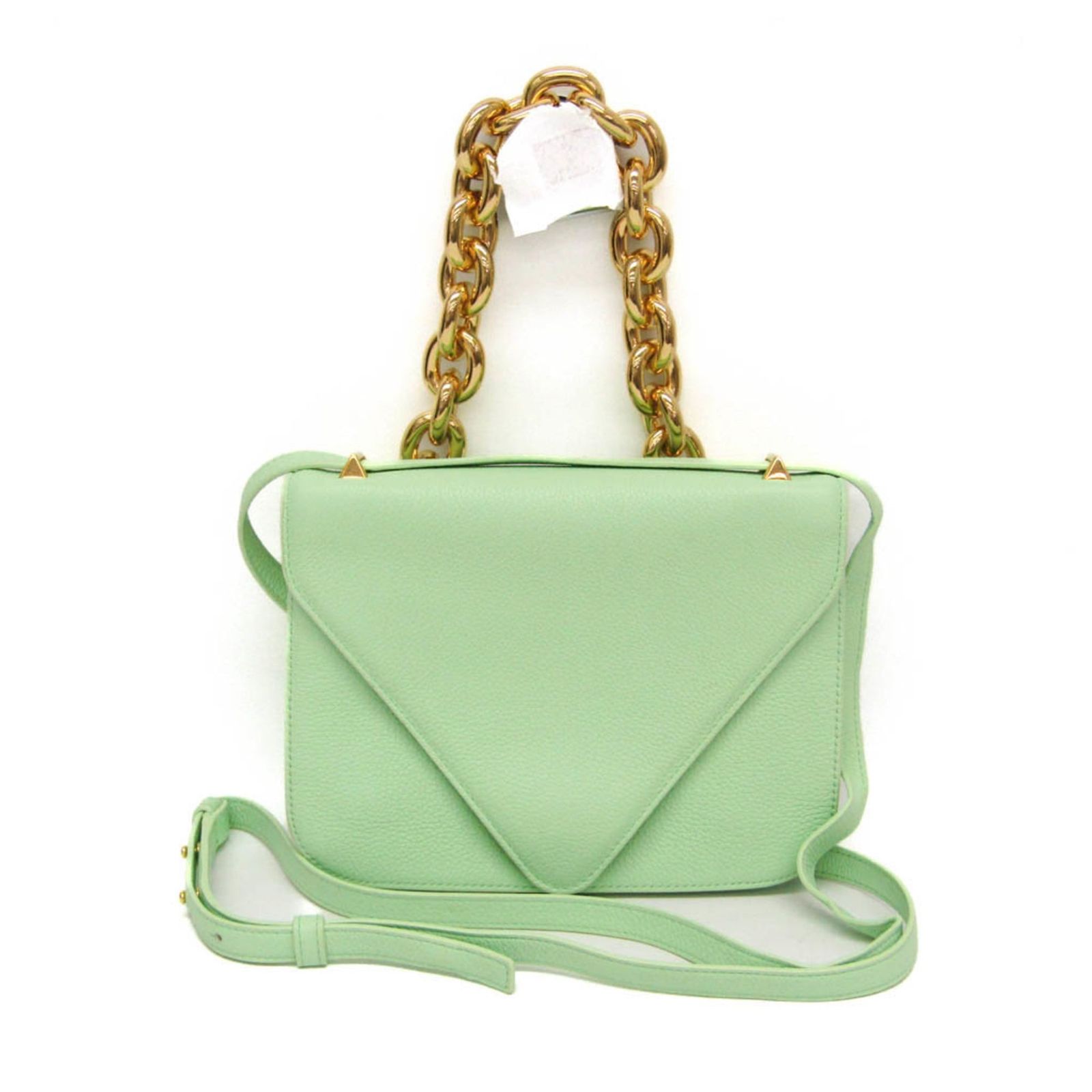 ボッテガ・ヴェネタ(Bottega Veneta) マウント スモール チェーンショルダーバッグ レディース レザー ハンドバッグ,ショルダーバッグ グリーン