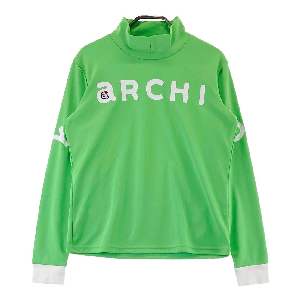 新品未使用 アルチビオ♪長袖吸水速乾機能素材ハイネック38号　緑 サイズ：38 ARCHIVIO アルチビオ ハイネック 長袖Tシャツ グリーン系