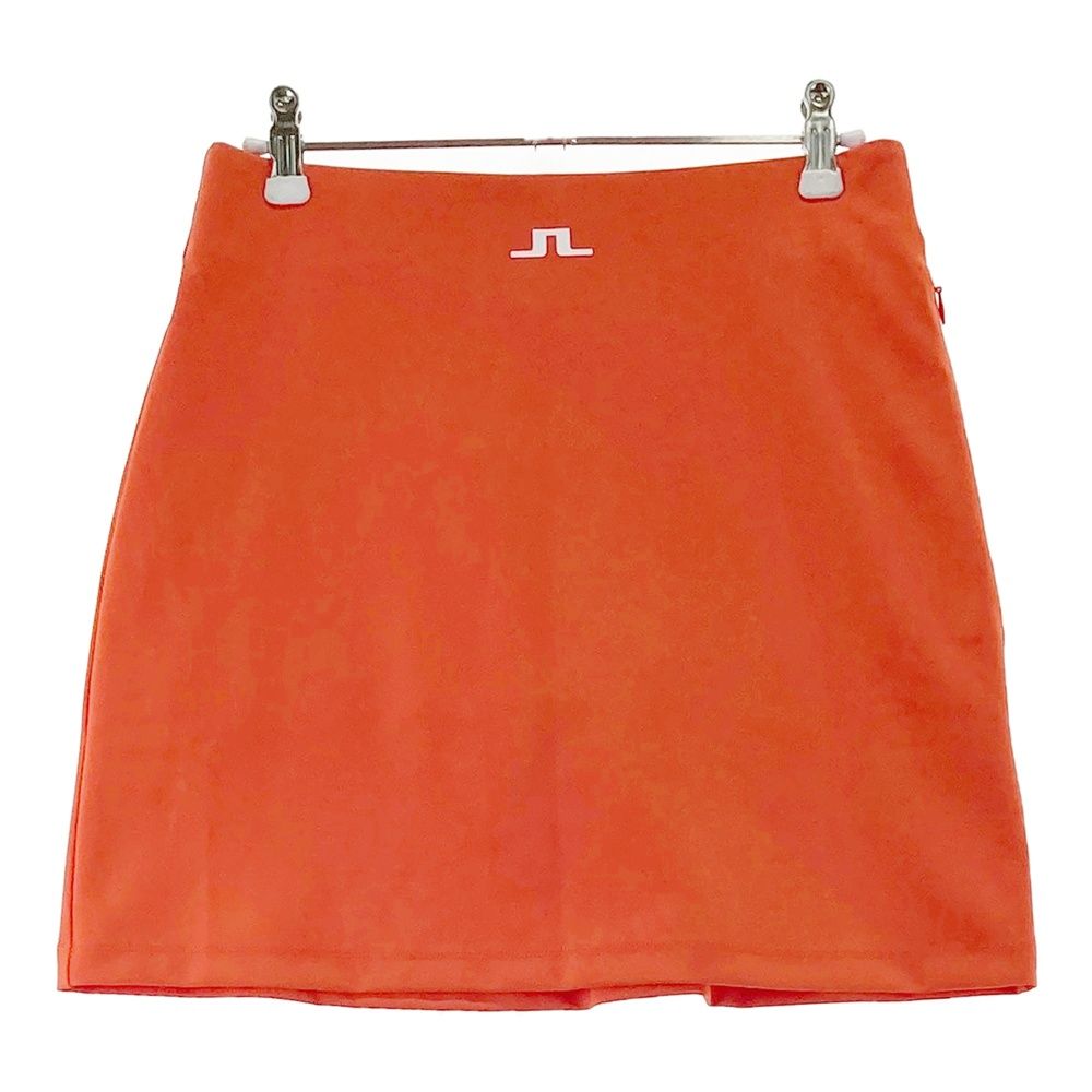 J.LINDEBERG レディース ゴルフスカート オレンジ J.LINDEBERG