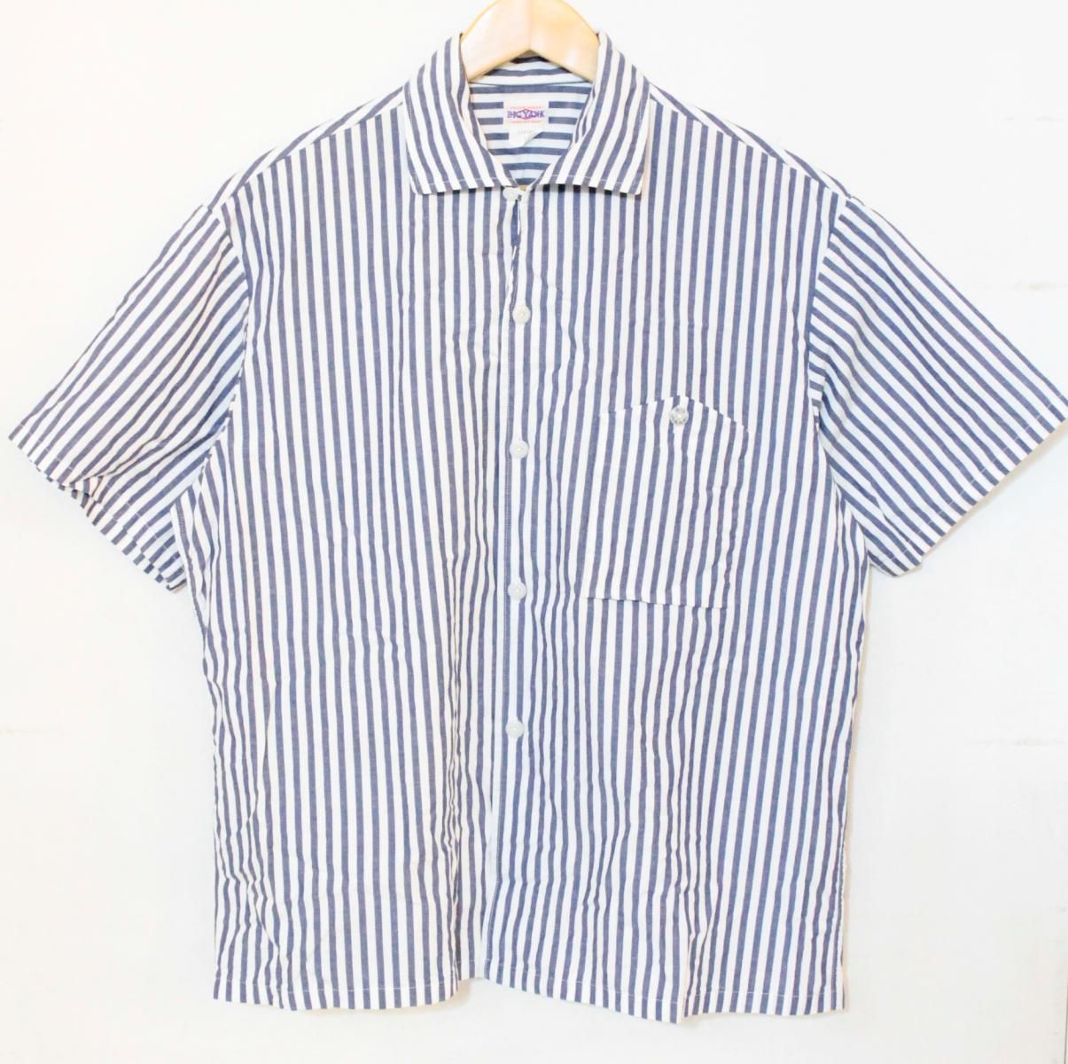【中古】 BIG YANK メンズ半袖シャツ L BIG YANK/26SS/RIPLEY SHIRT CANDY STRIPE/半袖シャツ/L/ストライプ/602-261-06