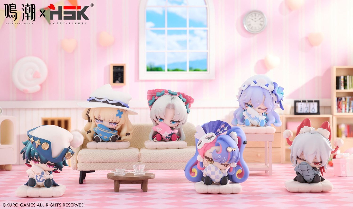 【予約】【新品】Hobby sakura 鳴潮 ねむねむシリーズ デフォルメフィギュア コンプリートBOX【正規品】